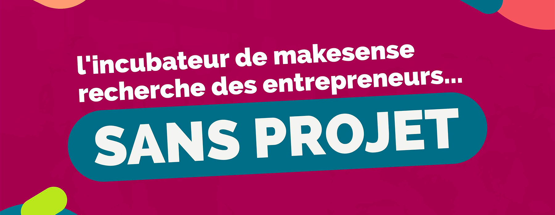 Header Makesense appel sans projet