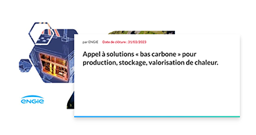 Image de mise en avant AAP ENGIE solutions bas carbone