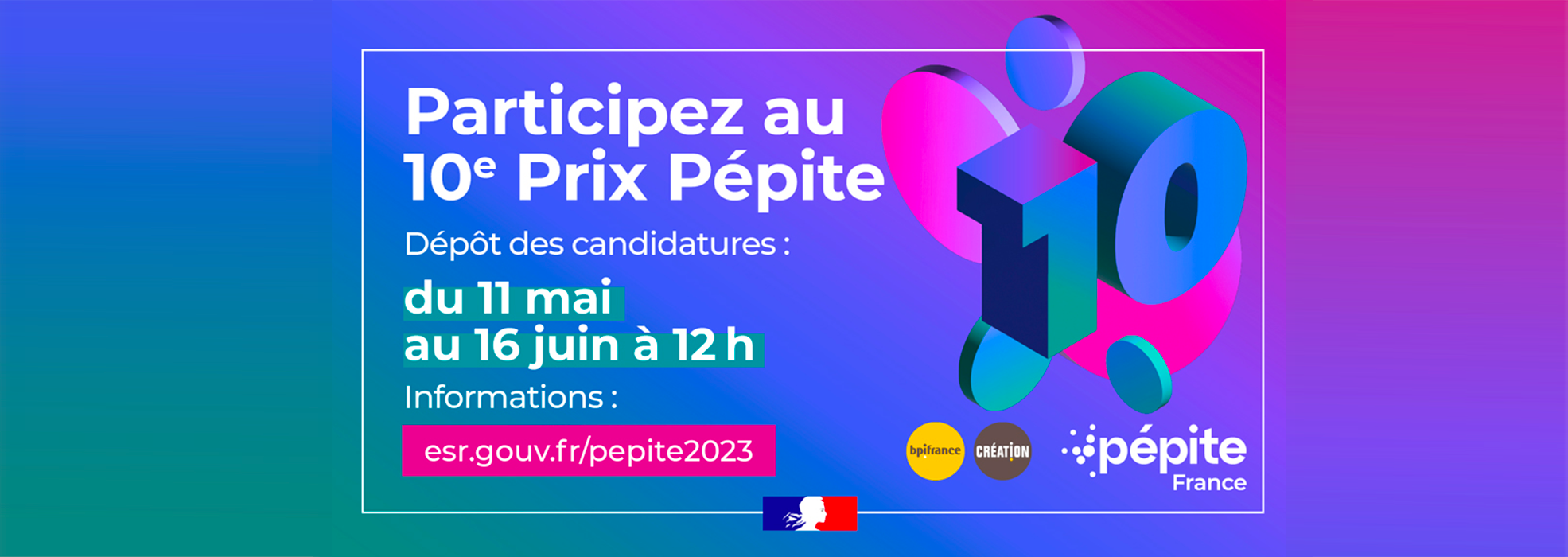 Bannière Prix Pépite 2023