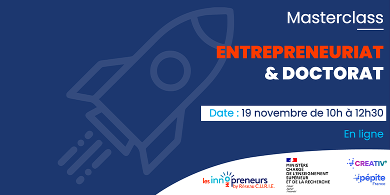 Masterclass entrepreneuriat & doctorat